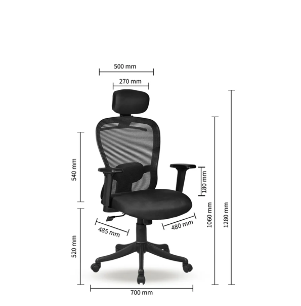 Crush High Back Chair